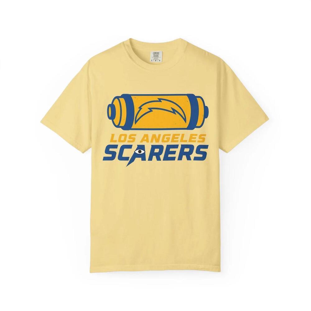Los Angeles Scarers Chargers Monsters Inc Football Shirt